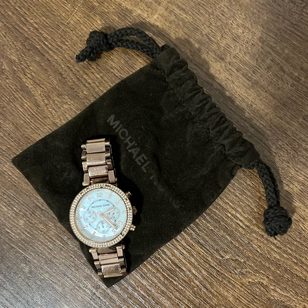 Michael Kohrs Parker Rose Gold-Tone Watch